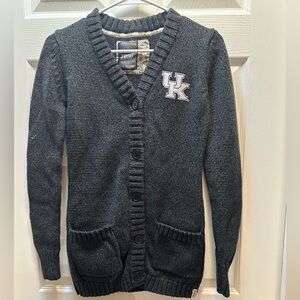 Grey UK Varsity style sweater Women’s Small